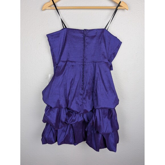 Jodi Kristopher Dress Womens 13 Strap Mini Floral Crystal Accents NWT Prom - Picture 2 of 10